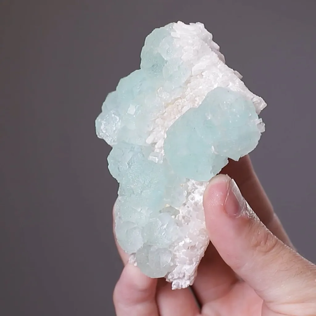 Fluorite on Quartz - image 2