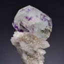 Fluorite on Quartz - image 1