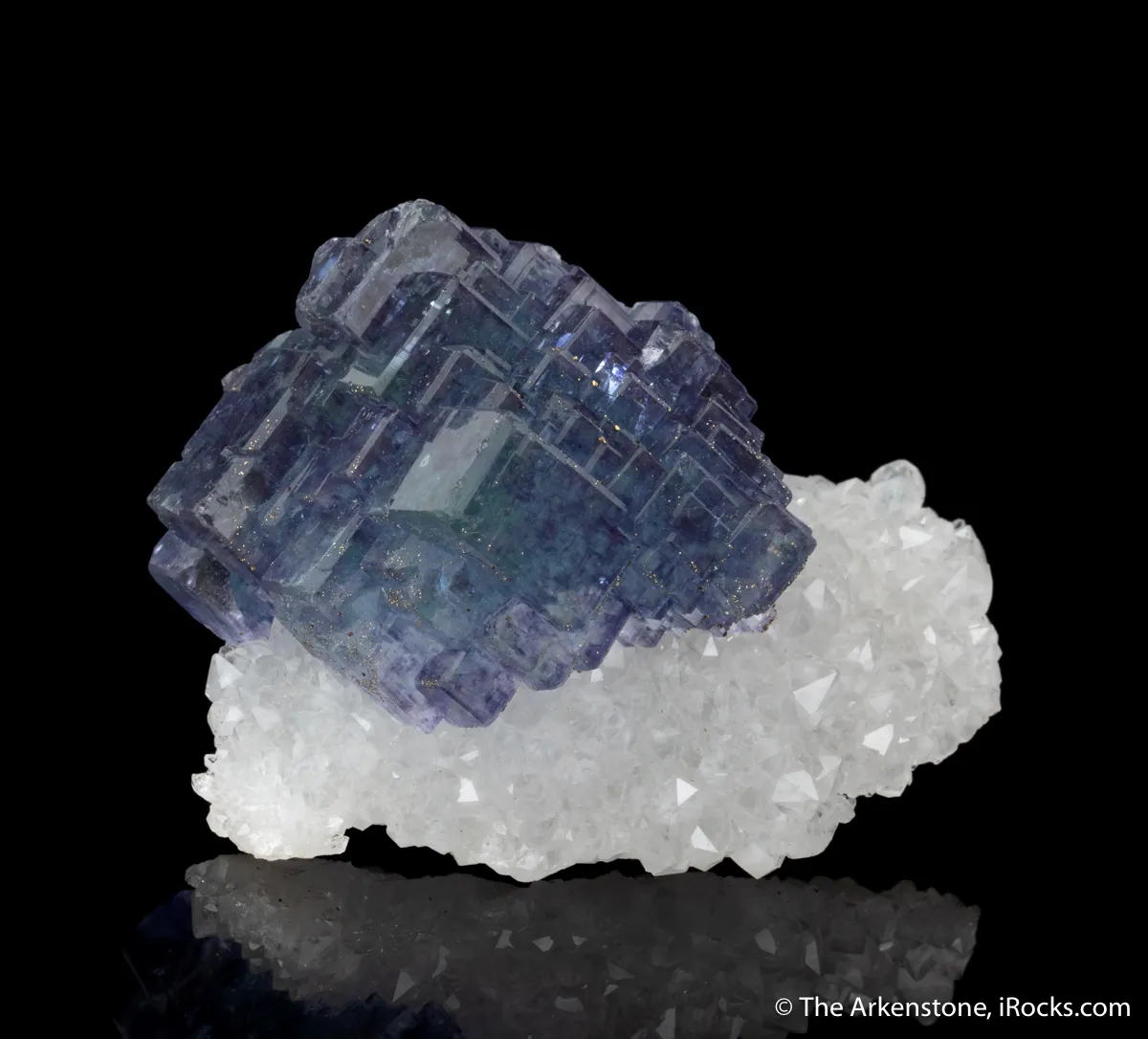 Fluorite on Quartz - image 2