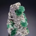 Fluorite on Quartz - image 1