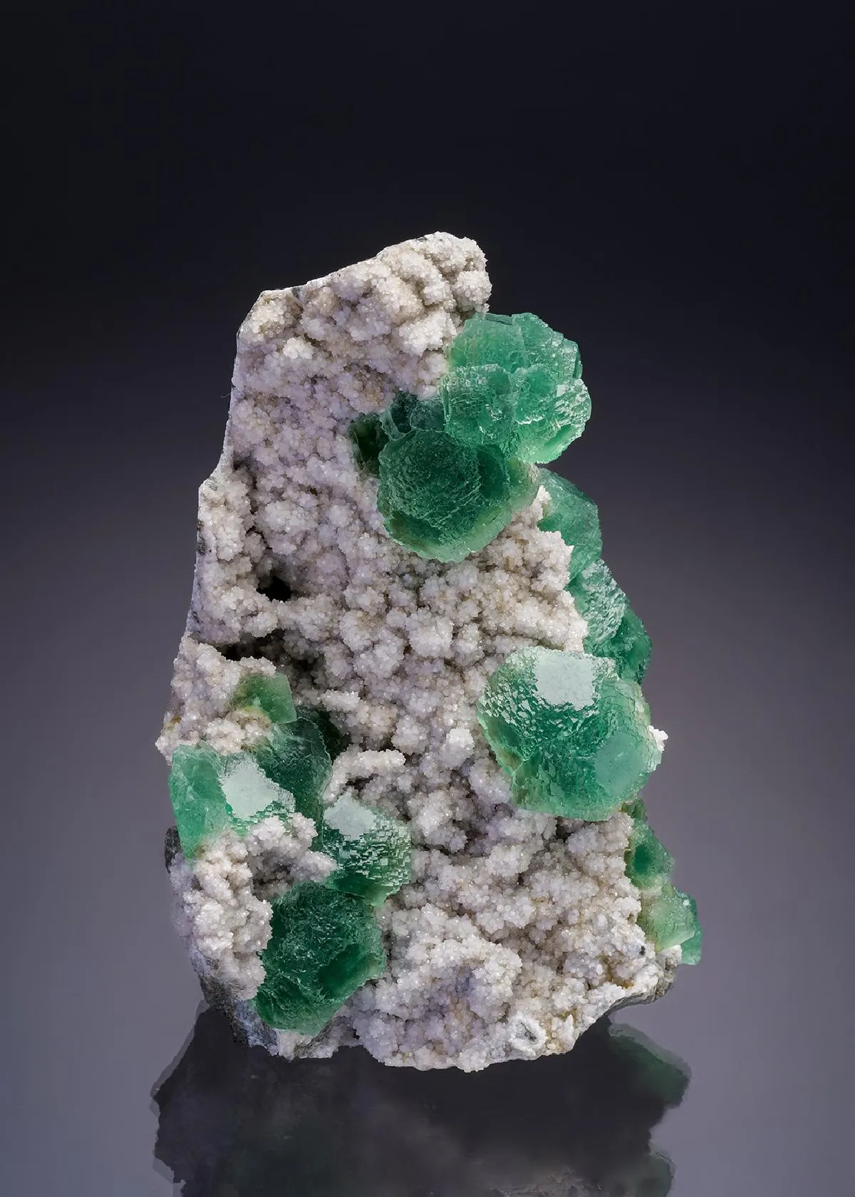 Fluorite on Quartz - image 1