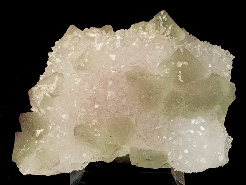 Fluorite on Quartz image
