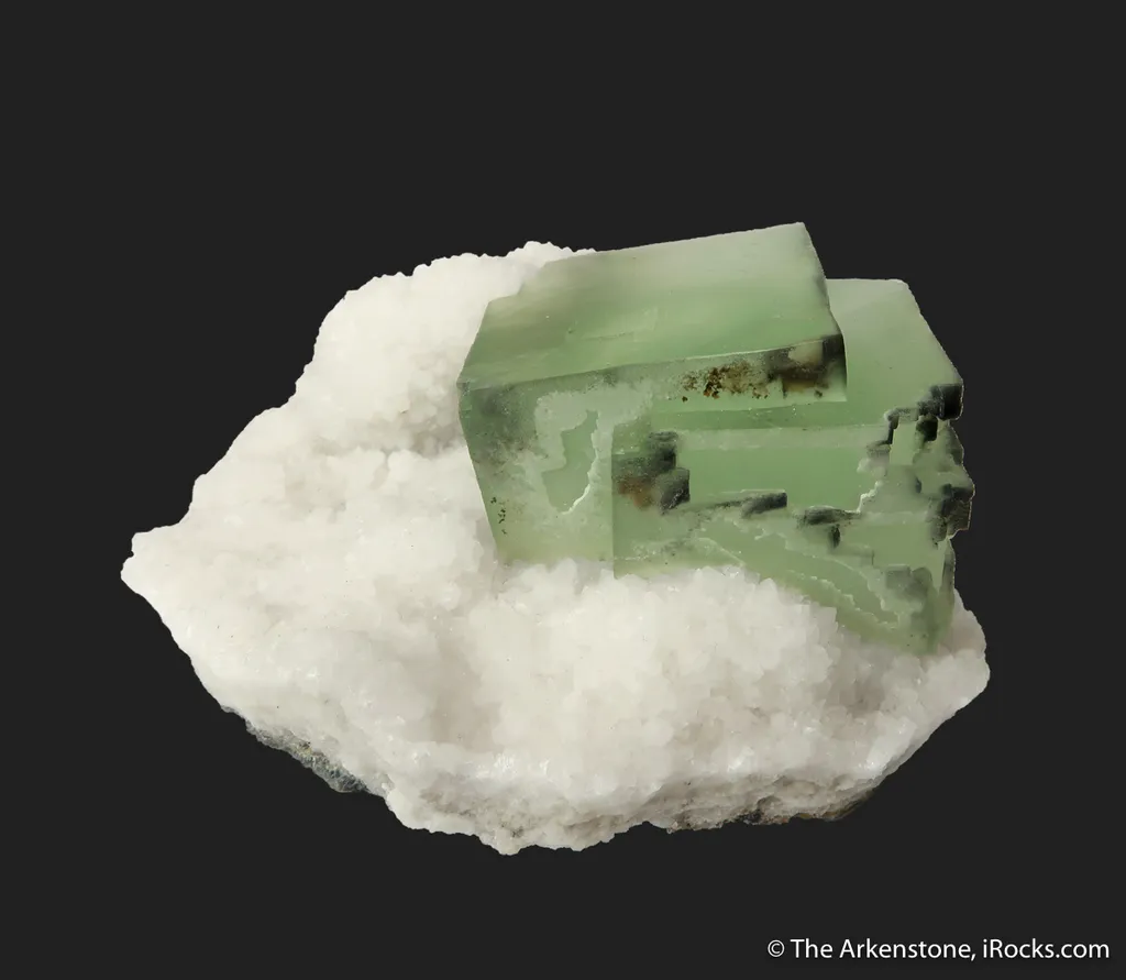 Fluorite on Quartz - image 3
