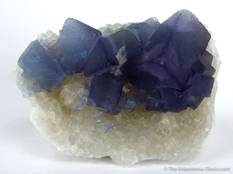 Fluorite on Quartz image