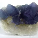 Fluorite on Quartz - image 1