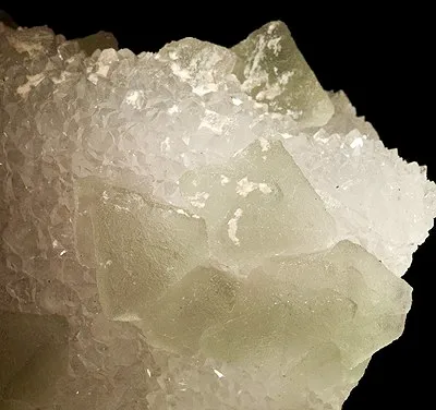 Fluorite on Quartz - image 2