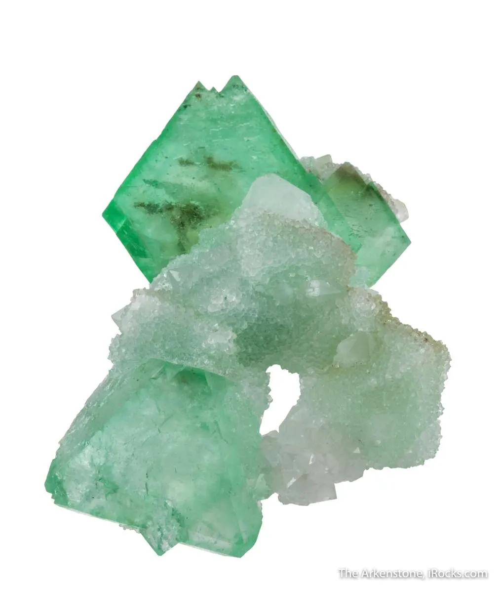 Fluorite on Quartz - image 1