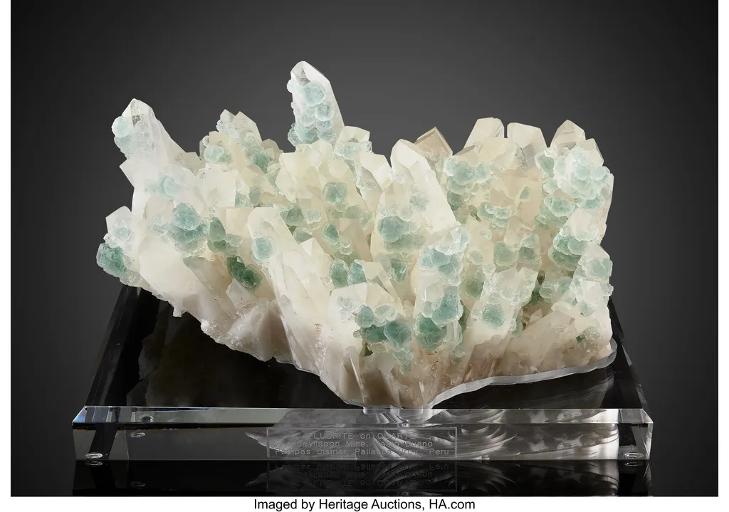 Fluorite on Quartz image