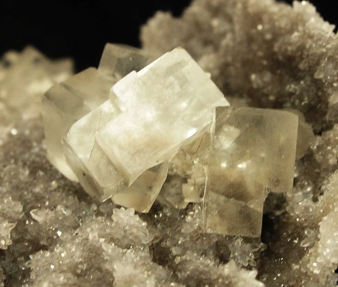 Fluorite on Quartz - image 2