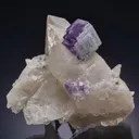 Fluorite on Quartz - image 1