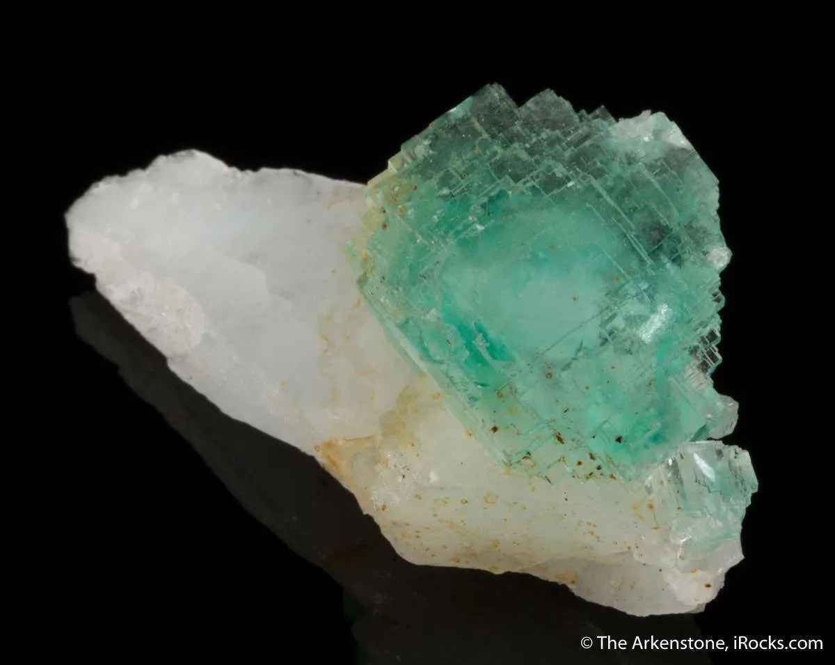 Fluorite on Quartz - image 4
