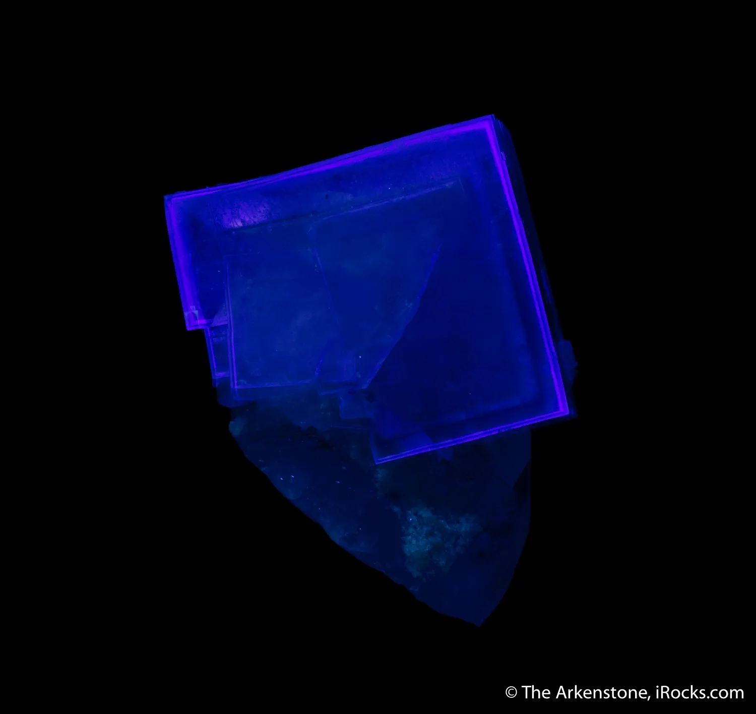 Fluorite on Quartz - image 3