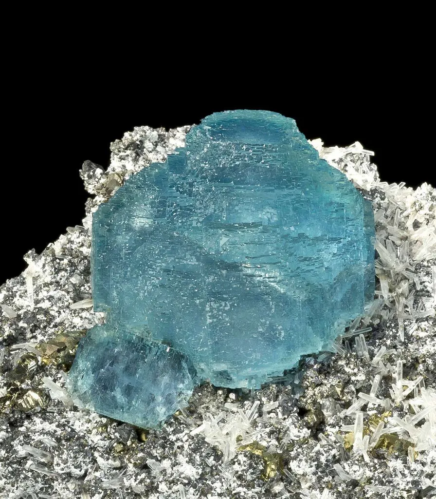 Fluorite on Quartz image