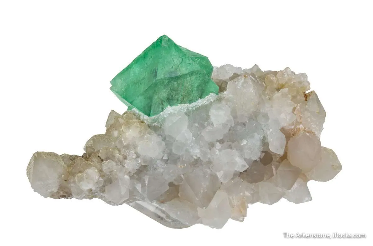 Fluorite on Quartz - image 7