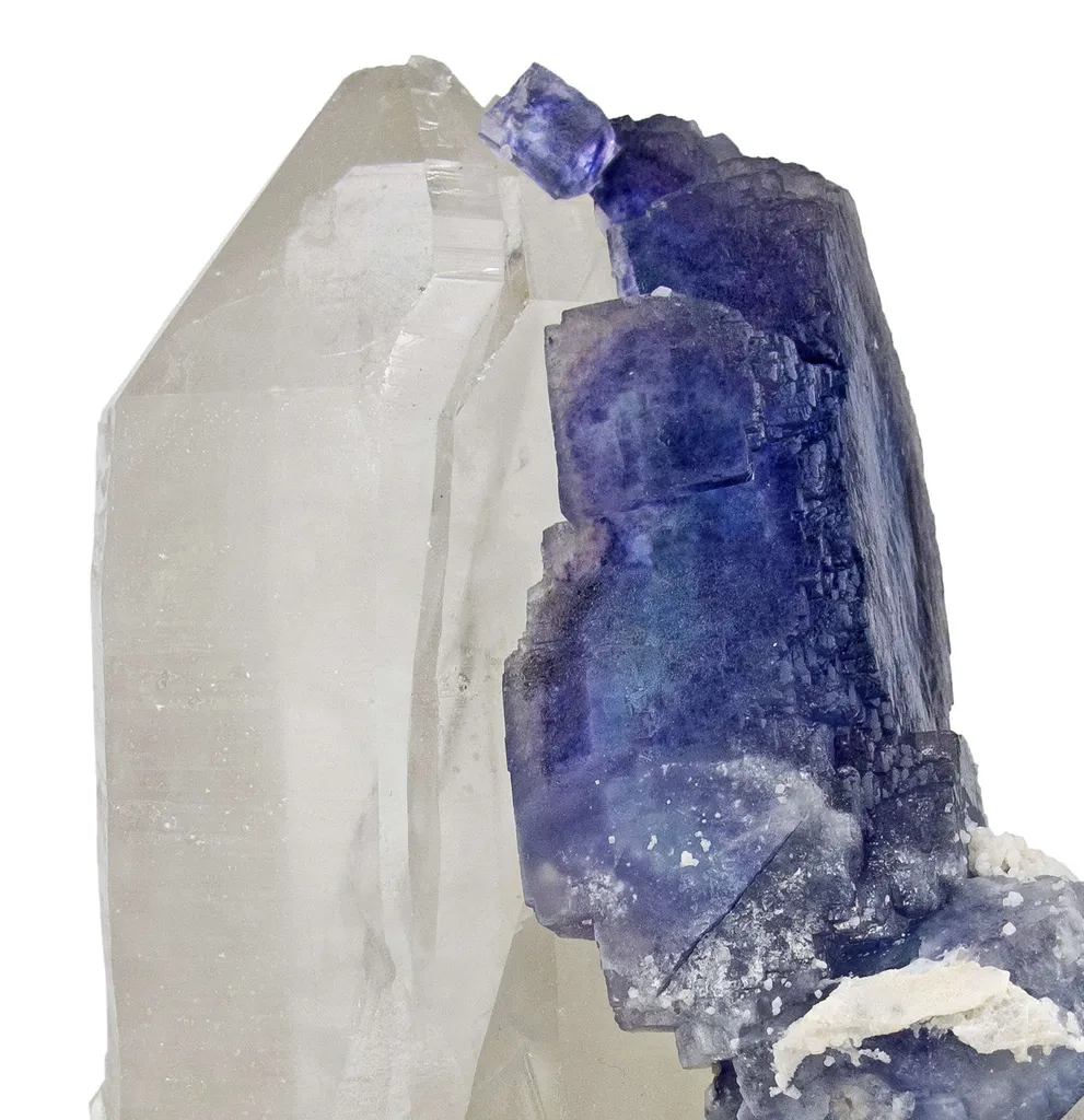 Fluorite on Quartz image