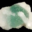 Fluorite on Quartz - image 1