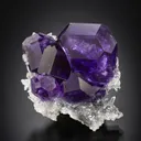 Fluorite on Quartz - image 1