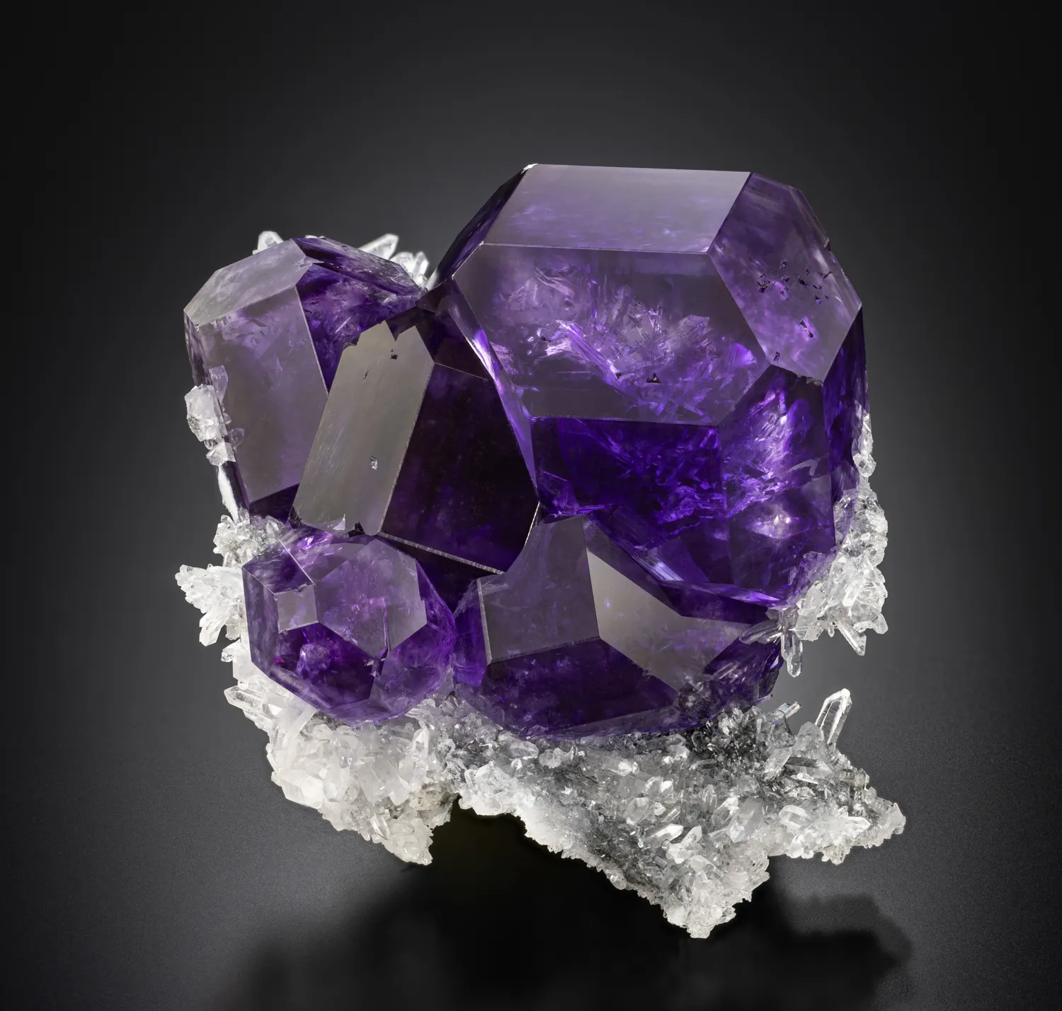 Fluorite on Quartz - image 1