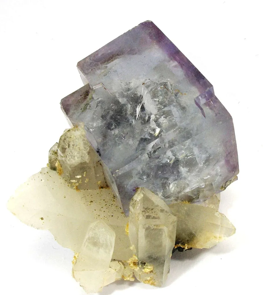 Fluorite on Quartz image