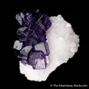 Fluorite on Quartz - image 4