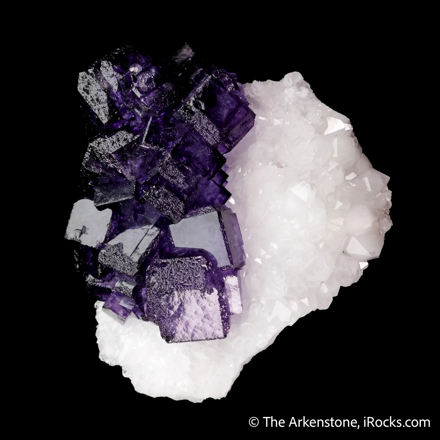 Fluorite on Quartz - image 4