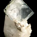 Fluorite on Quartz - image 1