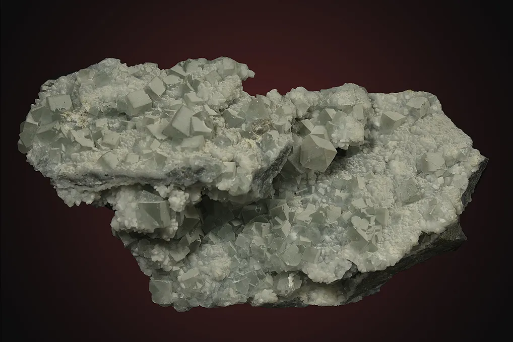 Fluorite on Quartz