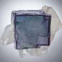 Fluorite on Quartz - image 1