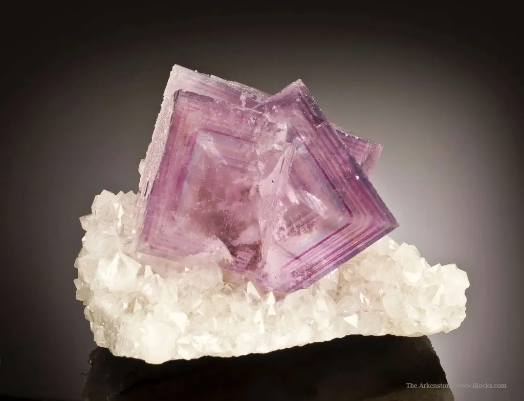 Fluorite on Quartz - image 2
