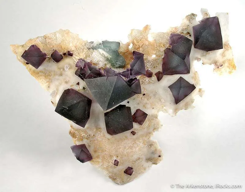 Fluorite on Quartz image