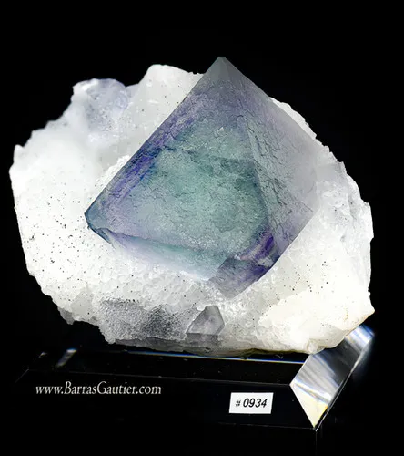 Fluorite on Quartz - image 2