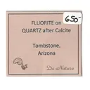 Fluorite on Quartz after Calcite - image 5
