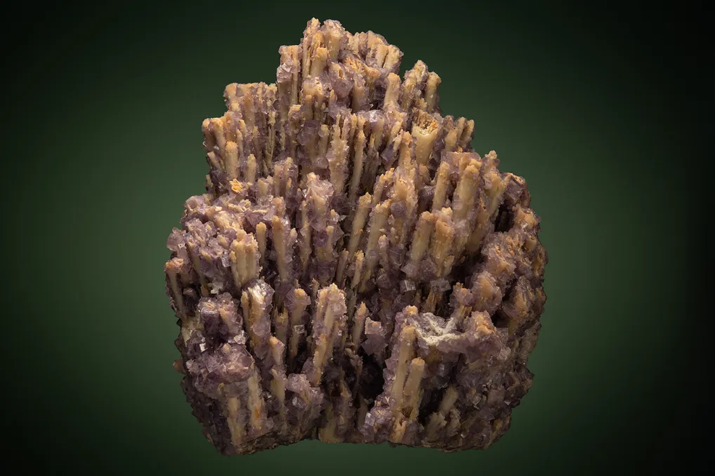 Fluorite on Quartz after Laumontite image