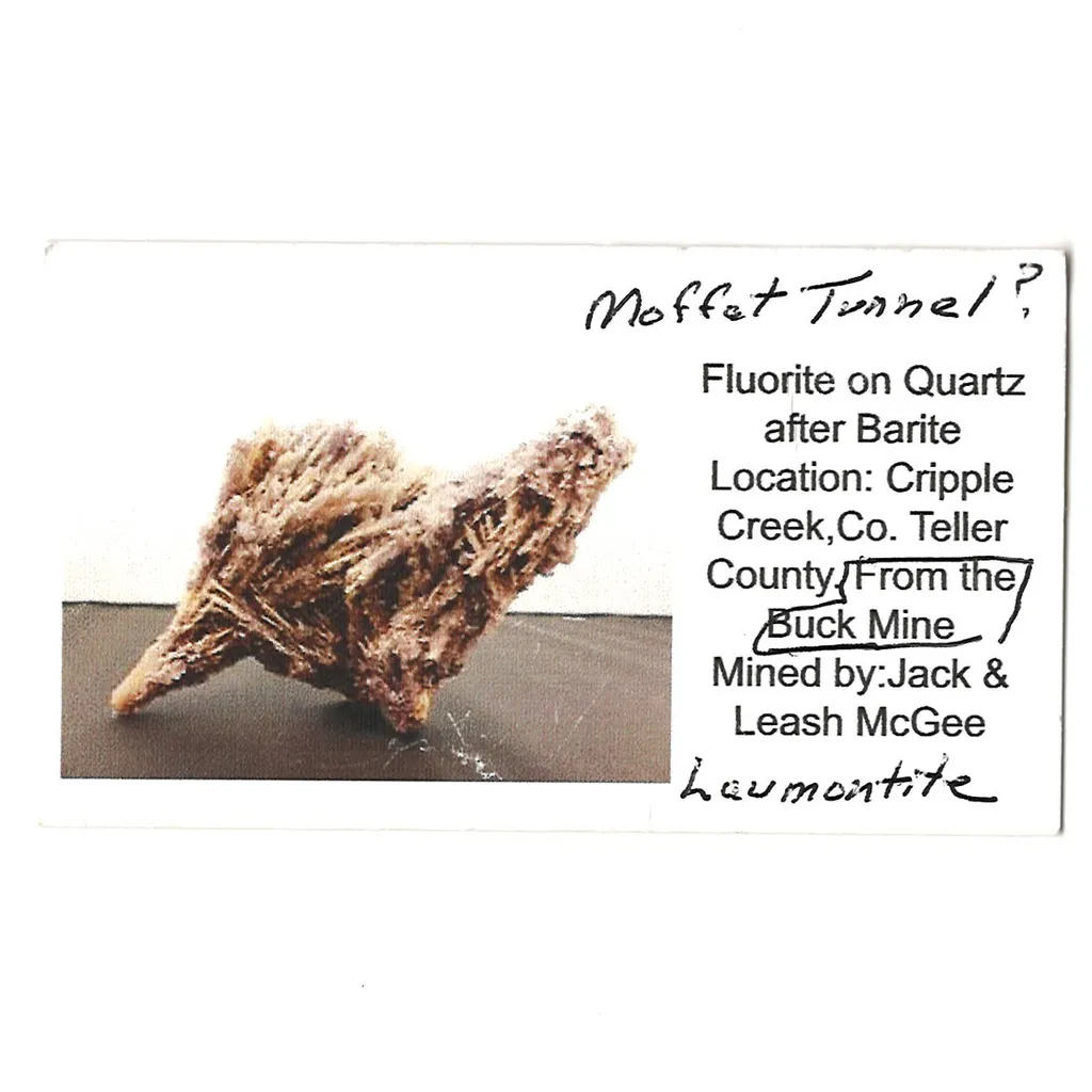 Fluorite on Quartz after Laumontite - image 6