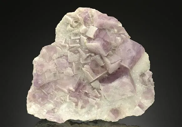 Fluorite on Quartz - image 1