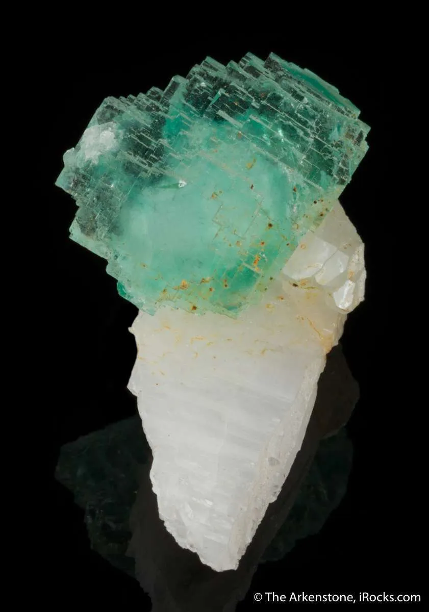 Fluorite on Quartz - image 1