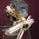 Fluorite on Quartz - image 2