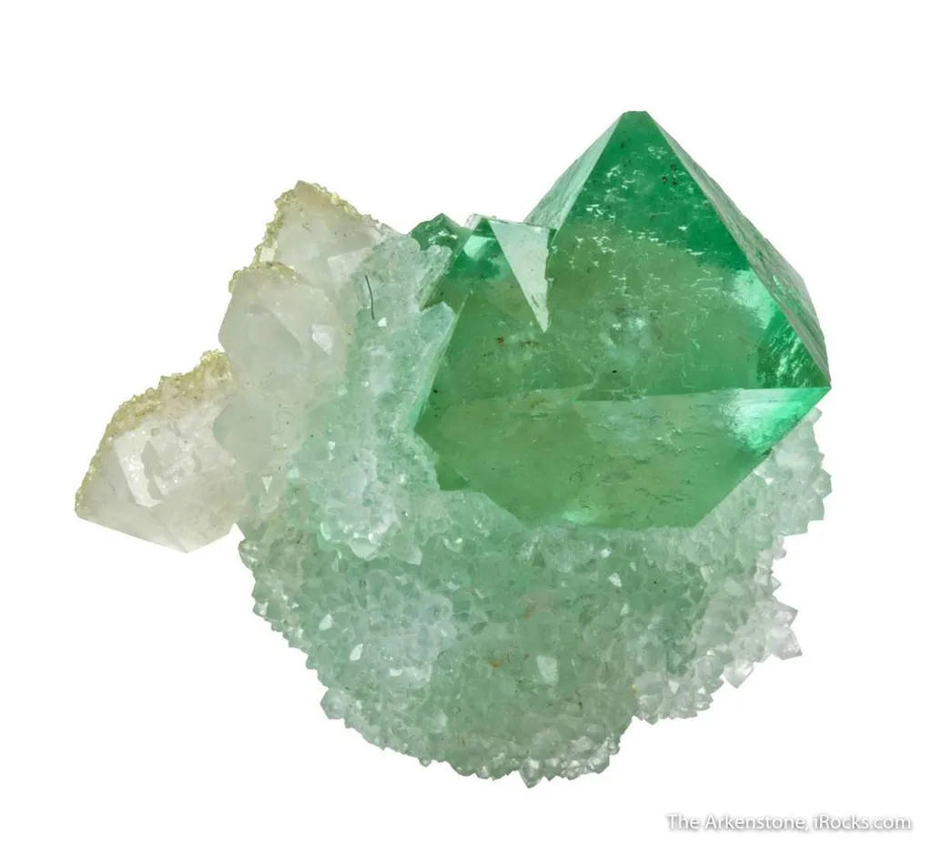 Fluorite on Quartz image