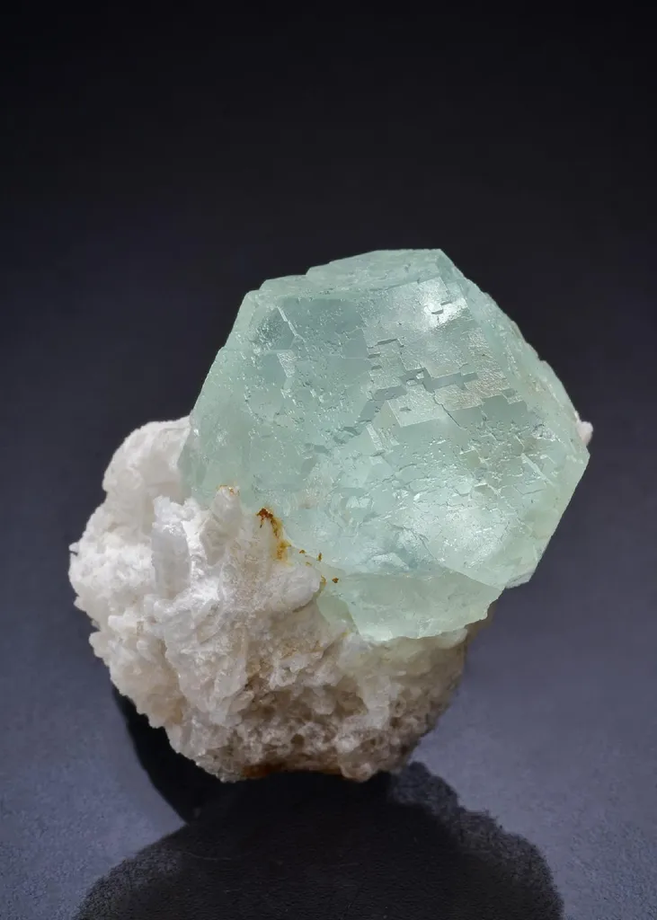 Fluorite on Quartz