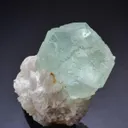Fluorite on Quartz - image 1