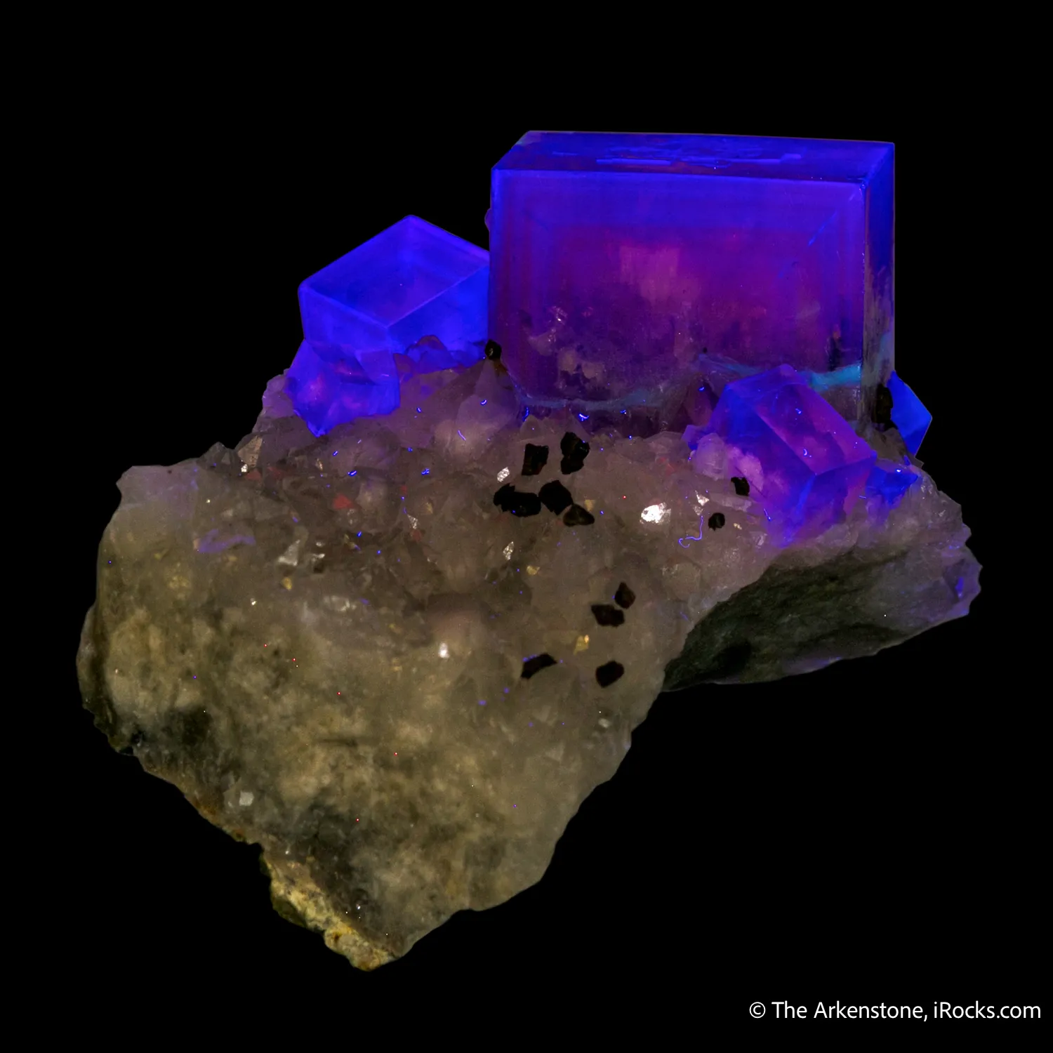 Fluorite on Quartz - image 6