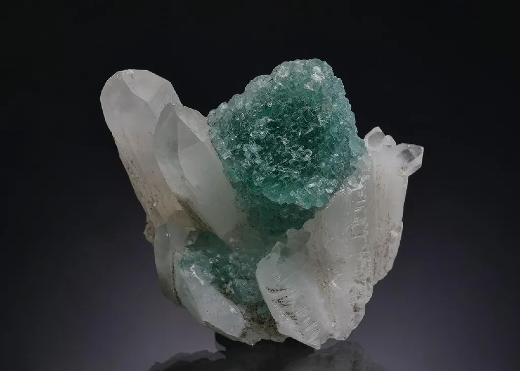 Fluorite on Quartz image