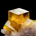 Fluorite on Quartz - image 1