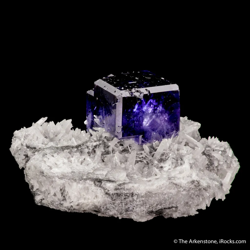 Fluorite on Quartz image
