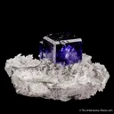 Fluorite on Quartz - image 1