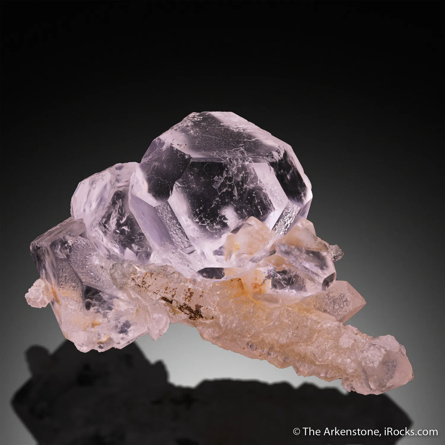 Fluorite on Quartz - image 3
