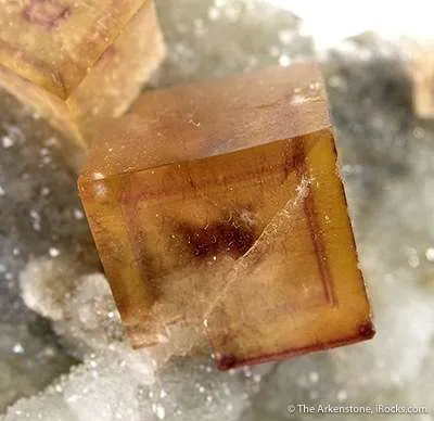 Fluorite on Quartz - image 3
