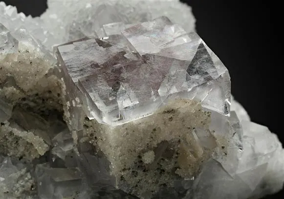 Fluorite on Quartz image