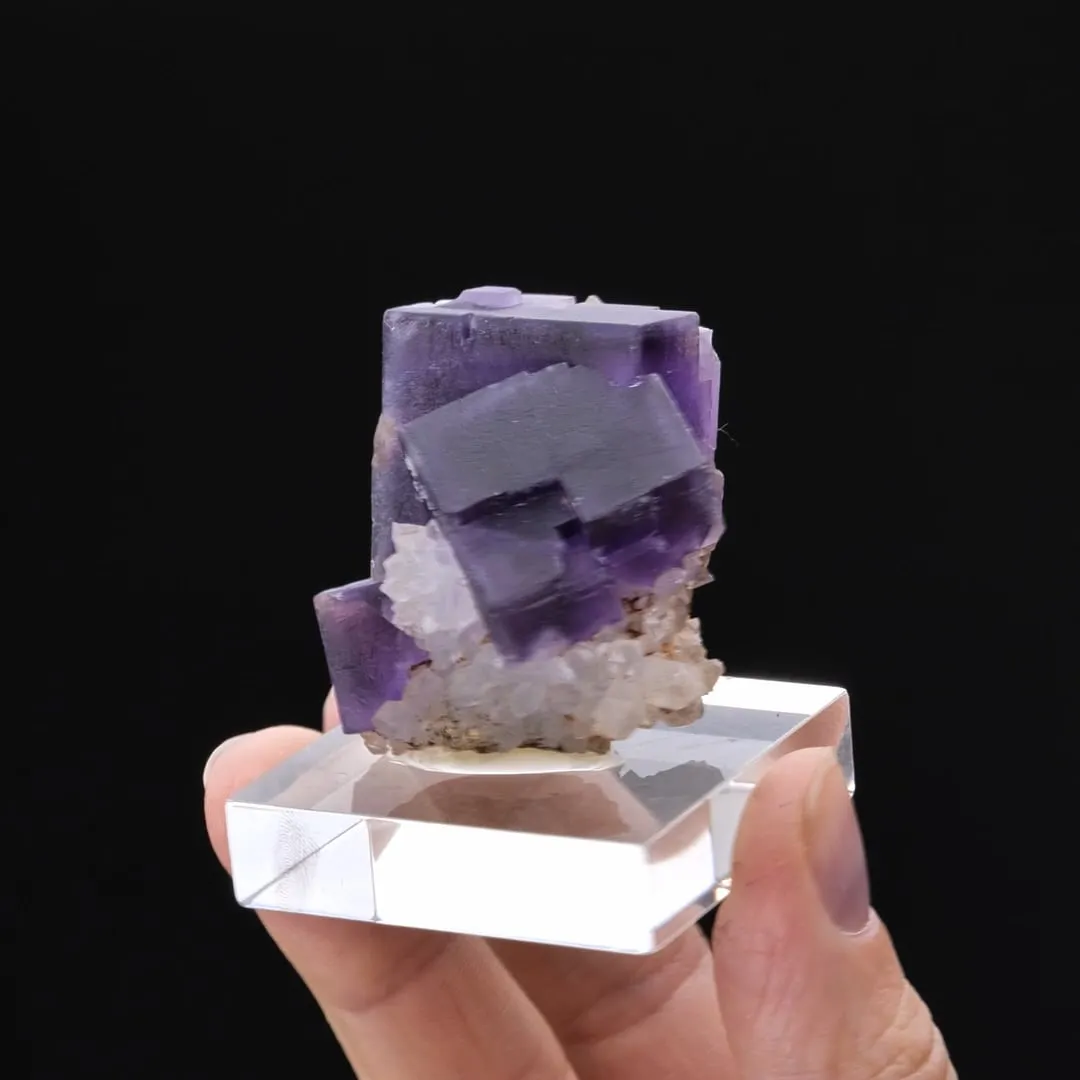 Fluorite on Quartz - image 2