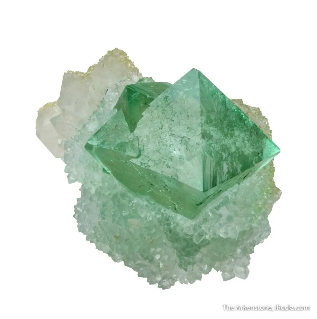 Fluorite on Quartz - image 2